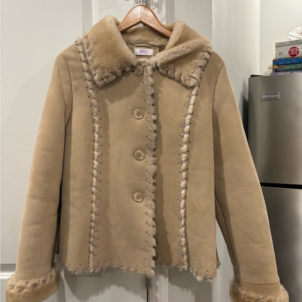 Shearling Coat New With Tags